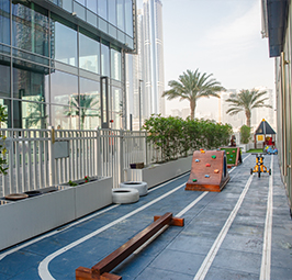 Expansive Outdoor Playground