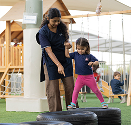 Expansive Outdoor Playground