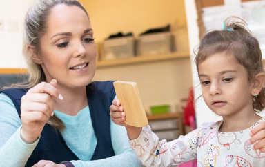 Blossom Teacher with Children