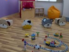 Toys on timber flooring